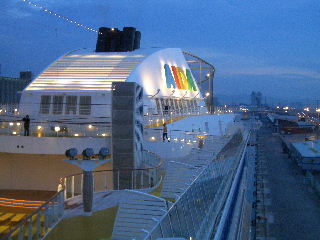 Kreuzfahrten AIDA Hafen von Barcelona Spanien